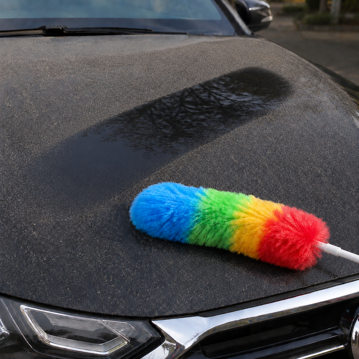 Carivaa Soft Microfiber Car Duster for Car (Multicolor)