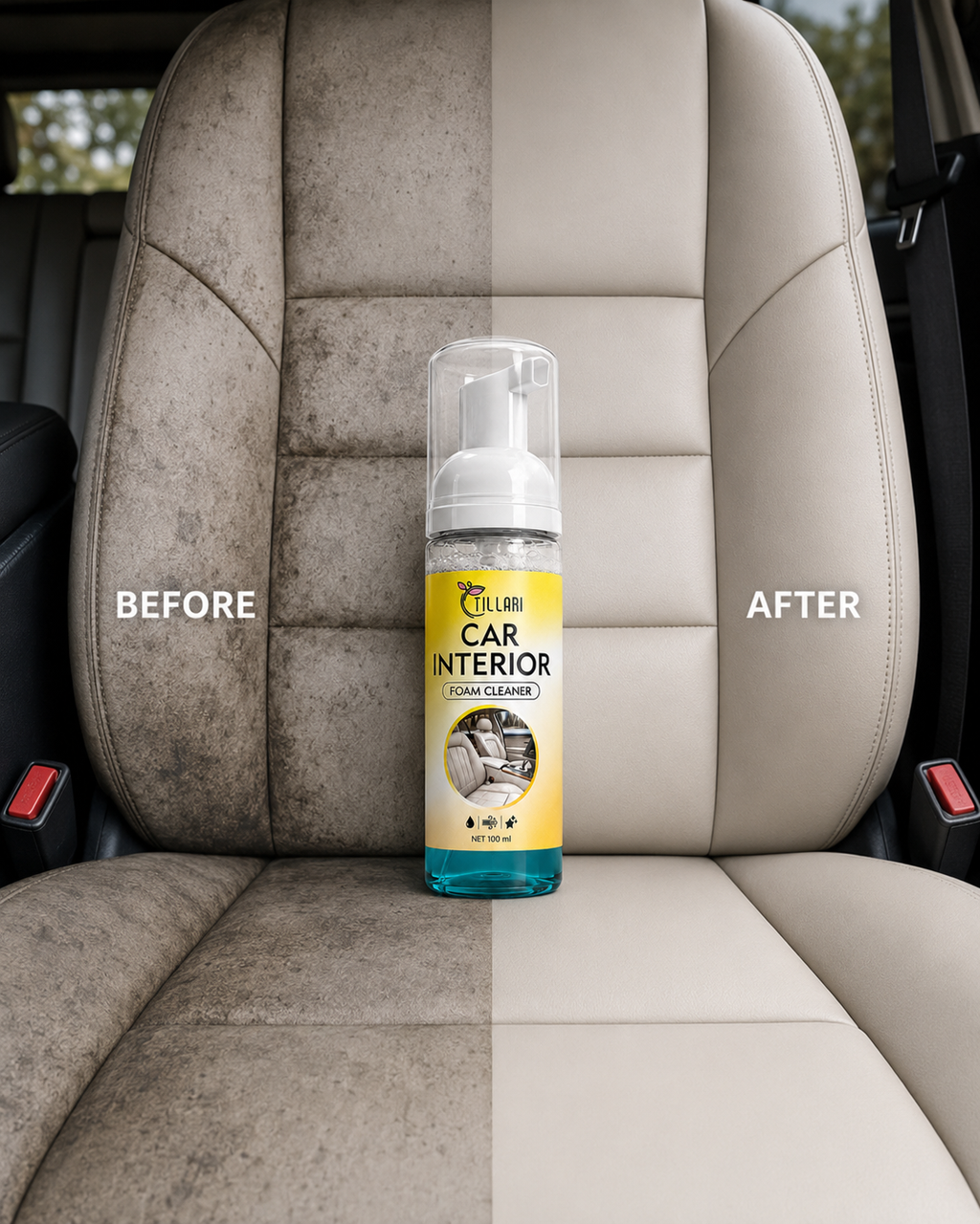 Carivaa Interior Foam Cleaner for Seats, Dashboard & Fabric